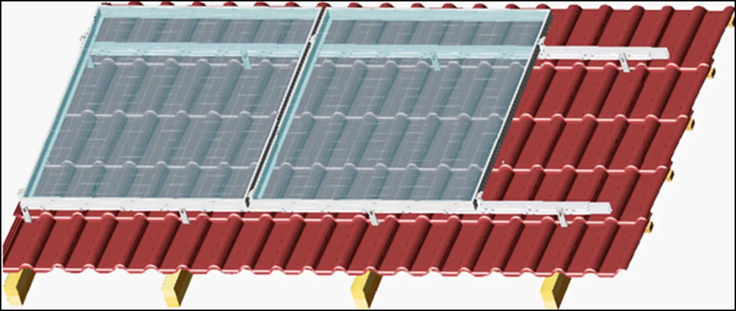 Modulfläche vom Solarzentrum Thüringen